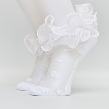 Organza Ruffle tutu Socks