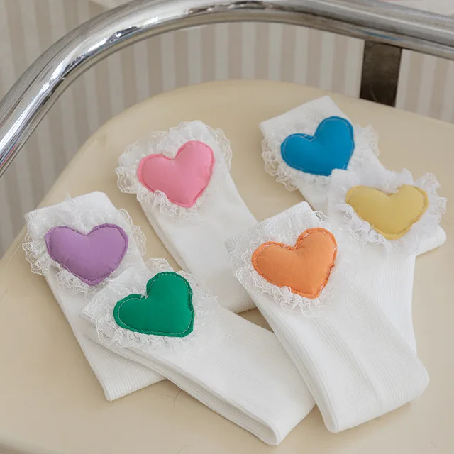 Care-a-lot heart socks