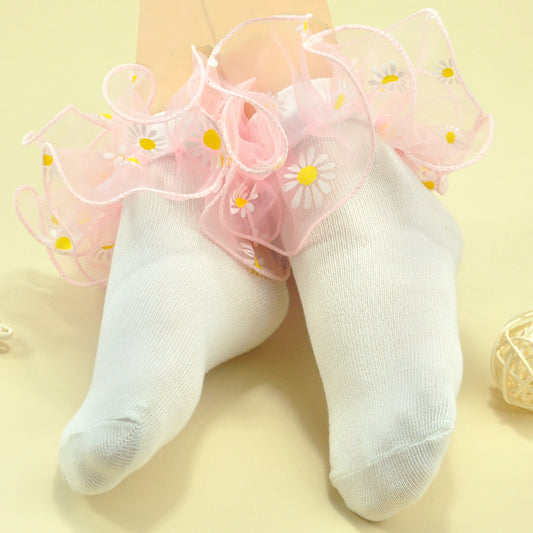 Daisy ankle socks