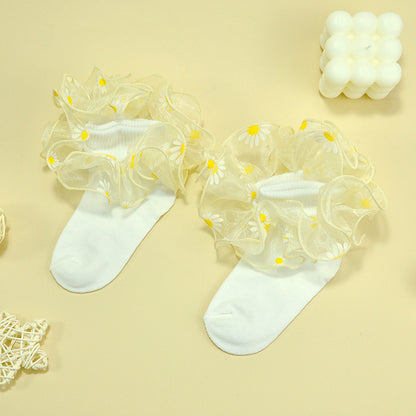 Daisy ankle tutu socks