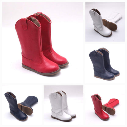 Harlowe boots Red, White & Blue