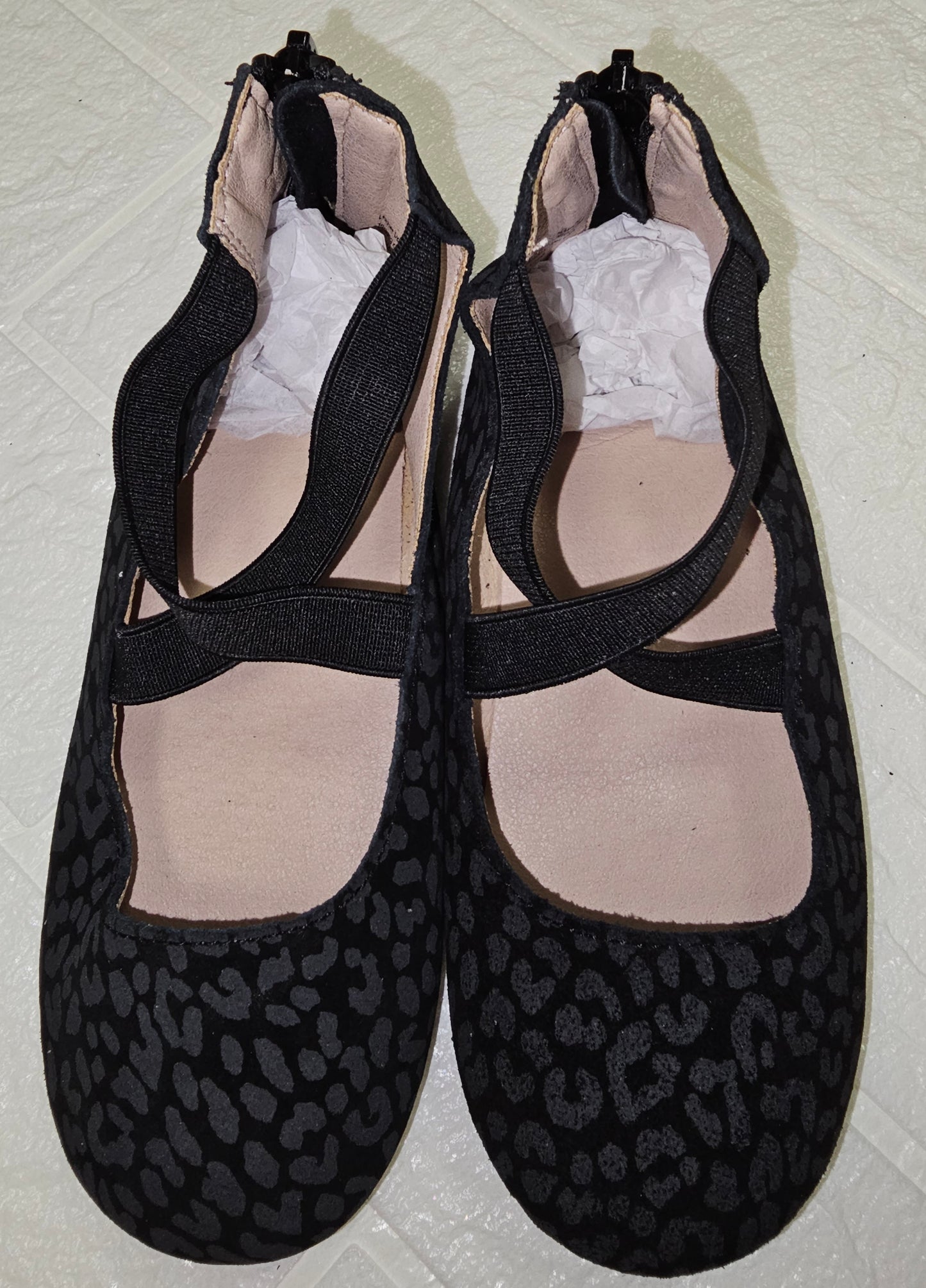 Black Leopard ballet flat