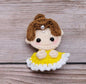 Crochet Princess Hair clips