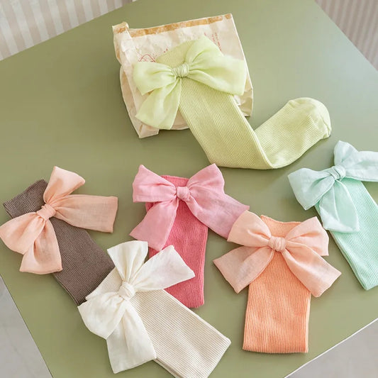 Fruit Salad bow Socks