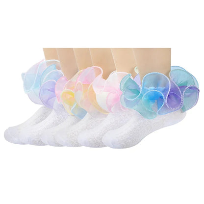 Ombre Ruffle tutu Socks