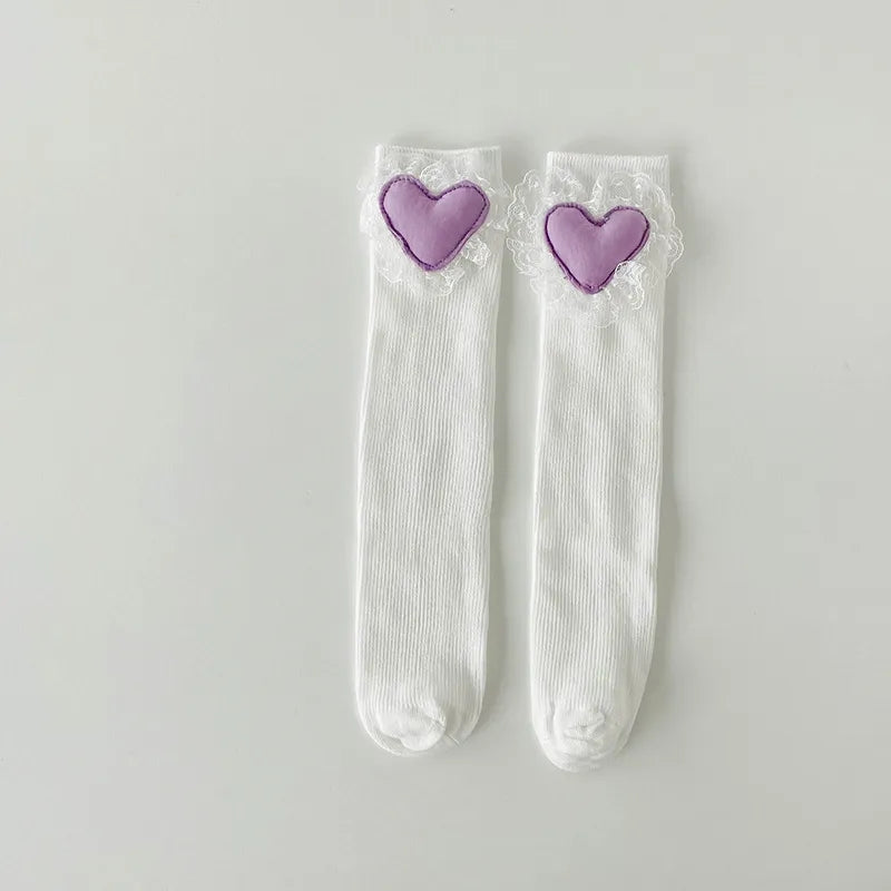 Care-a-lot heart socks