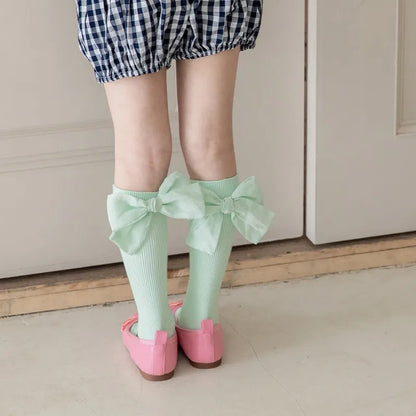 Fruit Salad bow Socks