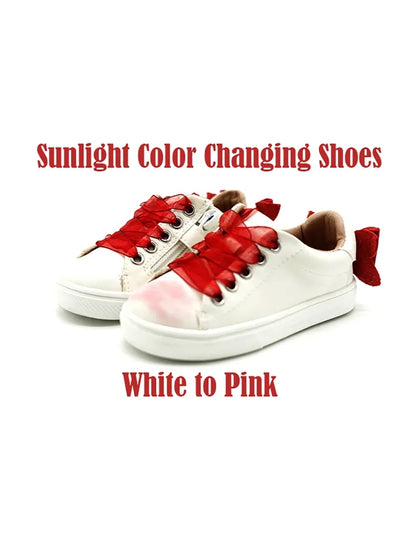Color Change Bow Back Sneakers