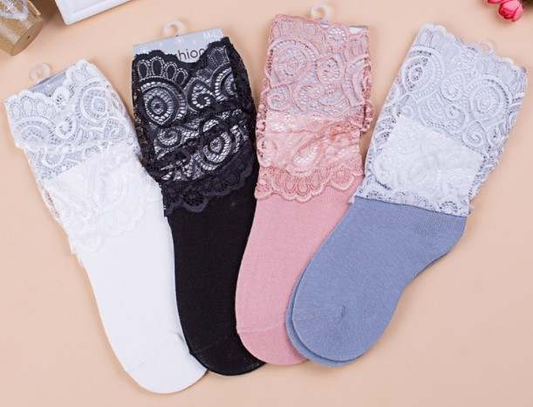 Wednesday lace socks