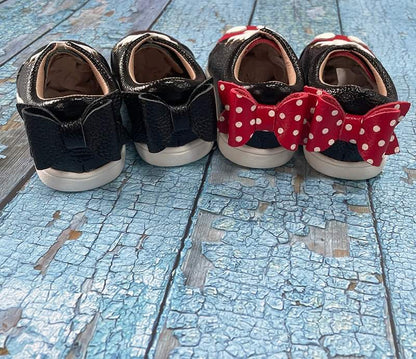 Millie sneakers - Magical Mouse and solid Black