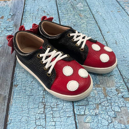 Millie sneakers - Magical Mouse and solid Black