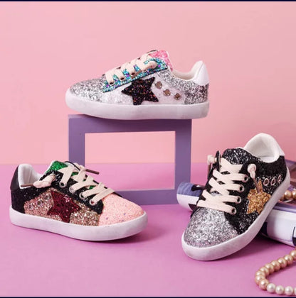 Glitter star sneakers