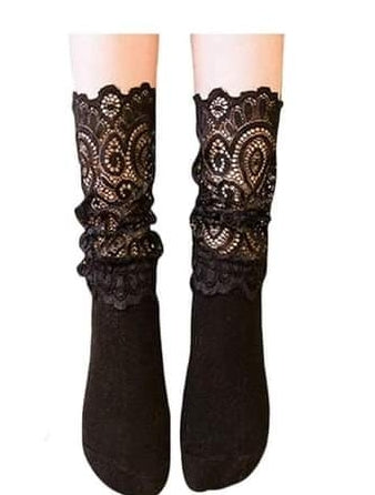 Wednesday lace socks