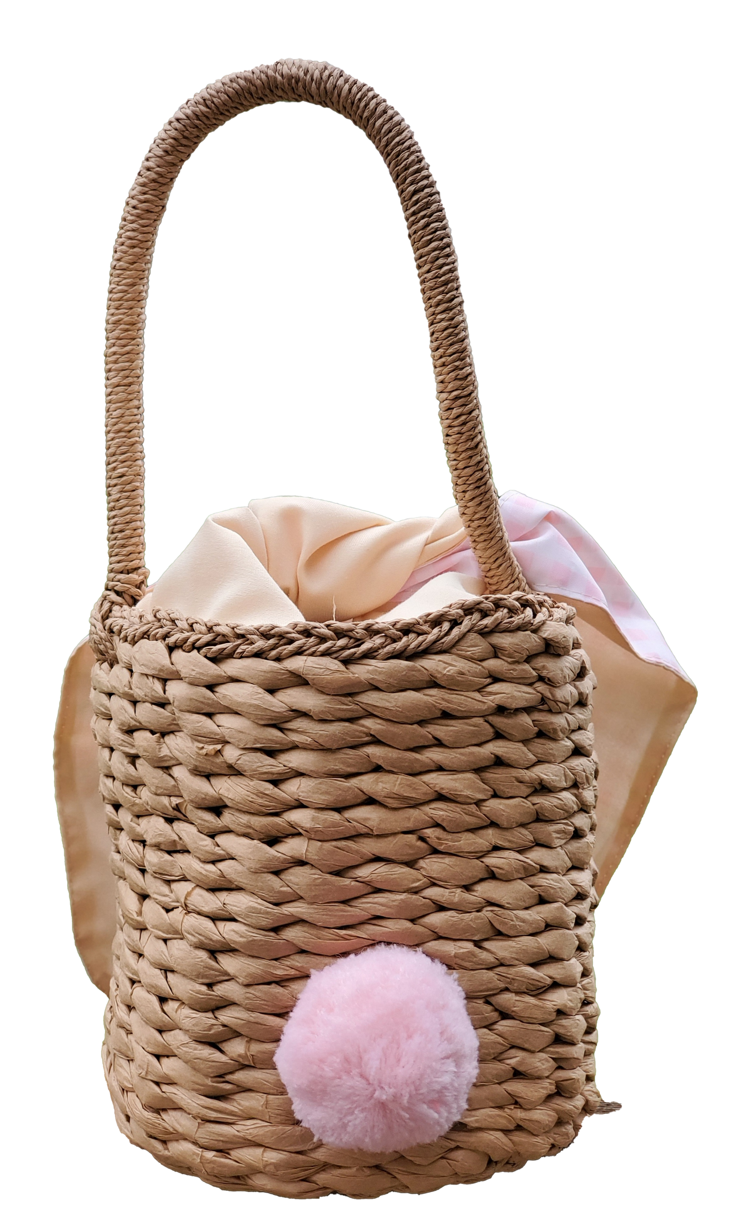 Rattan Bunny Easter Basket