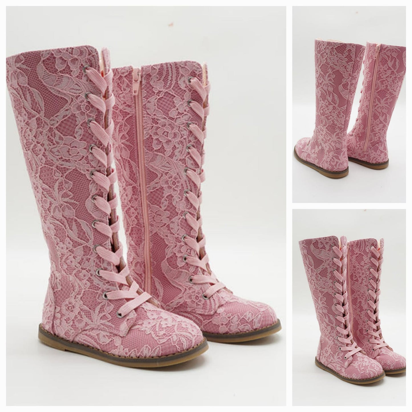 Tall Lace Boots - ready to ship